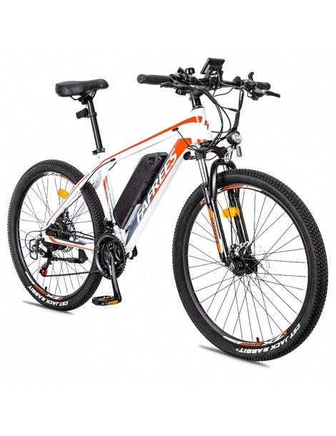 FAFREES Bici elettrica da 26 pollici 250 W con batteria agli ioni di litio da 36 V 10 Ah SHIMANO 21 velocità-Bianco Grandi sconti