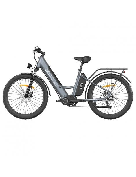 GOGOBEST GF850 26 * 3 pollici pneumatici bicicletta elettrica con motore centrale 500W motore 2 * 10.4Ah batterie - Grigio Prezzo basso