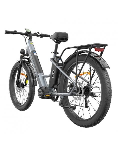 GOGOBEST GF850 26 * 3 pollici pneumatici bicicletta elettrica con motore centrale 500W motore 2 * 10.4Ah batterie - Grigio Prezzo basso