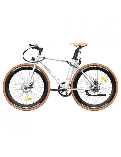 Fafrees F1 Bicicletta elettrica da città motore 250W 36V 10AH pneumatici CST 700C*38C 25km/h 40N.M 90km - Arancione bianco Ritorno libero