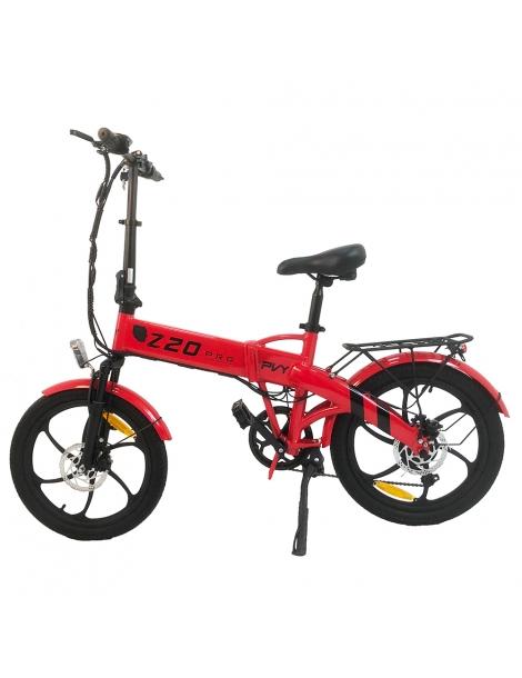 PVY Z20 Pro Bici Elettrica Pieghevole Motore Hub 250W Batteria 36V 10.4Ah Pneumatico 20 Pollici 25km/h 100km - Rosso Latest stili