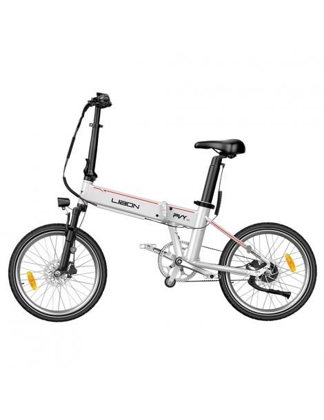 PVY LIBON Bicicletta elettrica pieghevole da città motore 500W 36V 20.4Ah pneumatici 20*2.5” 25km/h 260km - Argento Fino al 50% di sconto