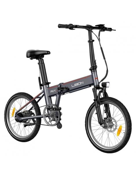 PVY LIBON Bicicletta elettrica pieghevole da città motore 500W 36V 20.4Ah pneumatici 20*2.5” 25km/h 260km - Grigio Fino al 60% di sconto