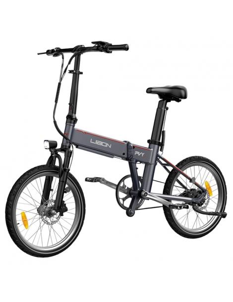 PVY LIBON Bicicletta elettrica pieghevole da città motore 500W 36V 20.4Ah pneumatici 20*2.5” 25km/h 260km - Grigio Fino al 60% di sconto