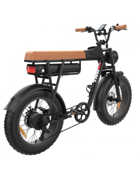 YAMALI FXH-006 Bicicletta elettrica Motore 1000W Batteria 48V 20Ah Pneumatici grassi 20*4'' - Marrone Discount Store per i nuovi prodotti