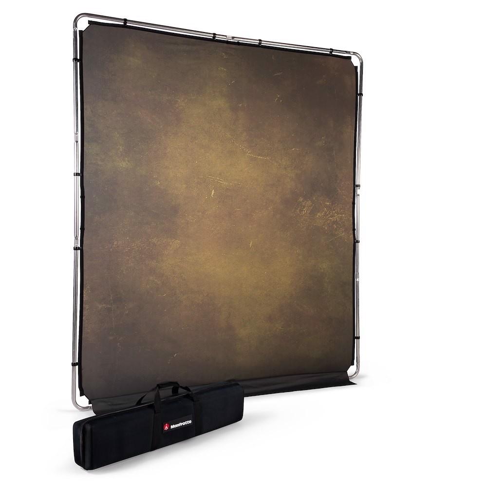 Manfrotto Fondale EzyFrame Vintage 2x2 3m Oliva