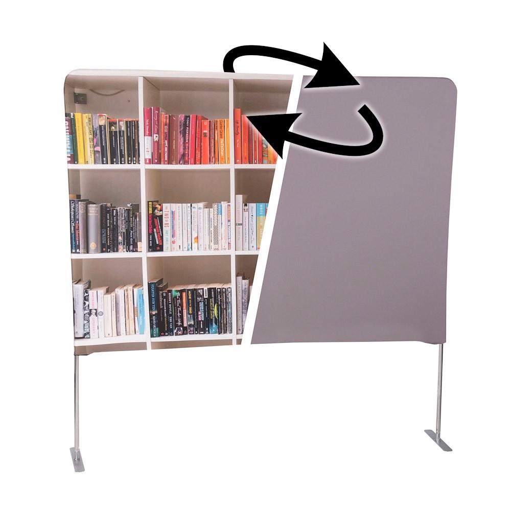 Manfrotto Fondale per Videoconferenze Grey / Bookcase Manfrotto