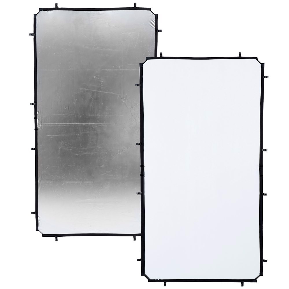 Manfrotto Tessuto per skylite fabric piccolo argento/bianco 1 1x2m