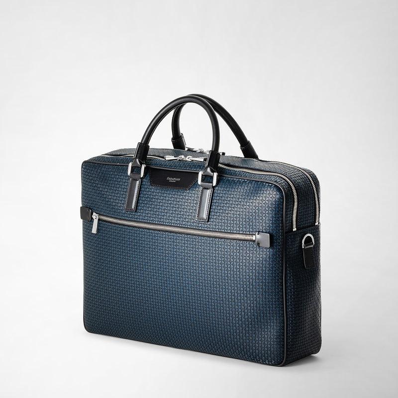 Serapian Borsa business scomparto stepan blu oceano-nero Italia
