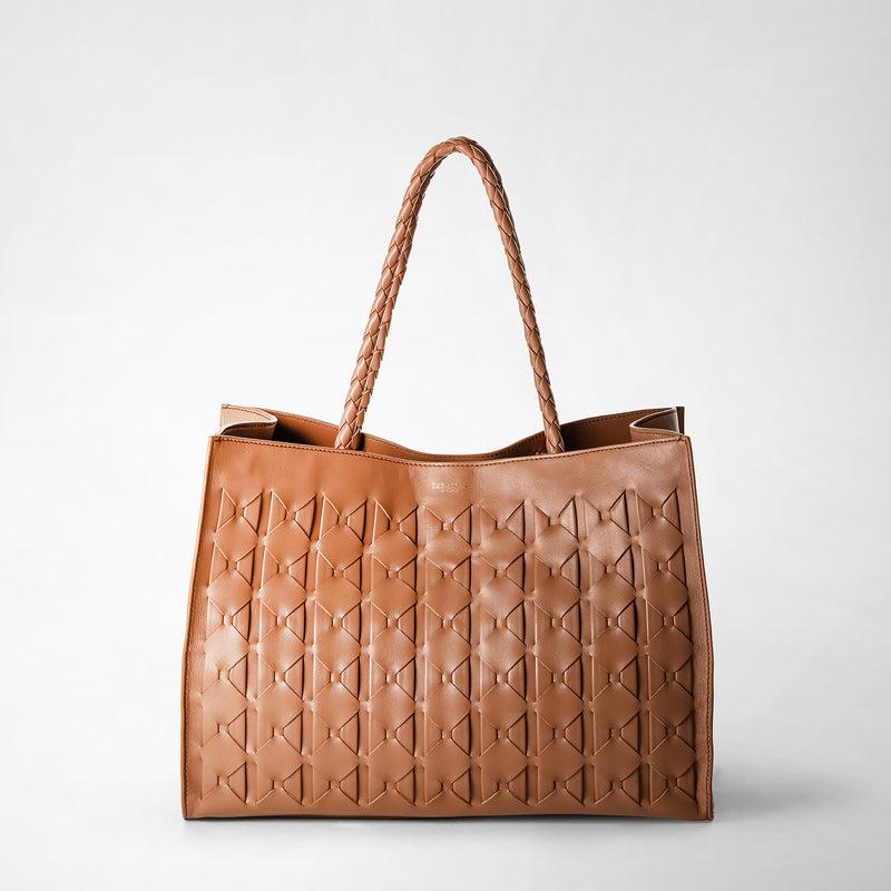 Serapian 1928 tote bag in mosaico tan Sottocosto