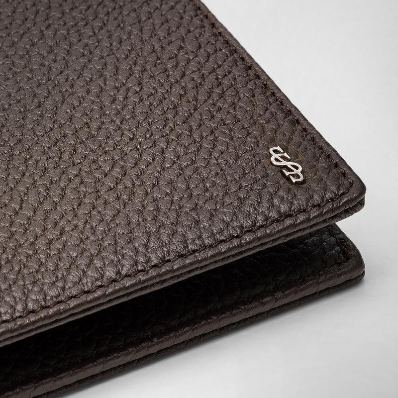 Serapian Portafoglio per 8 carte in pelle cachemire espresso Promozione