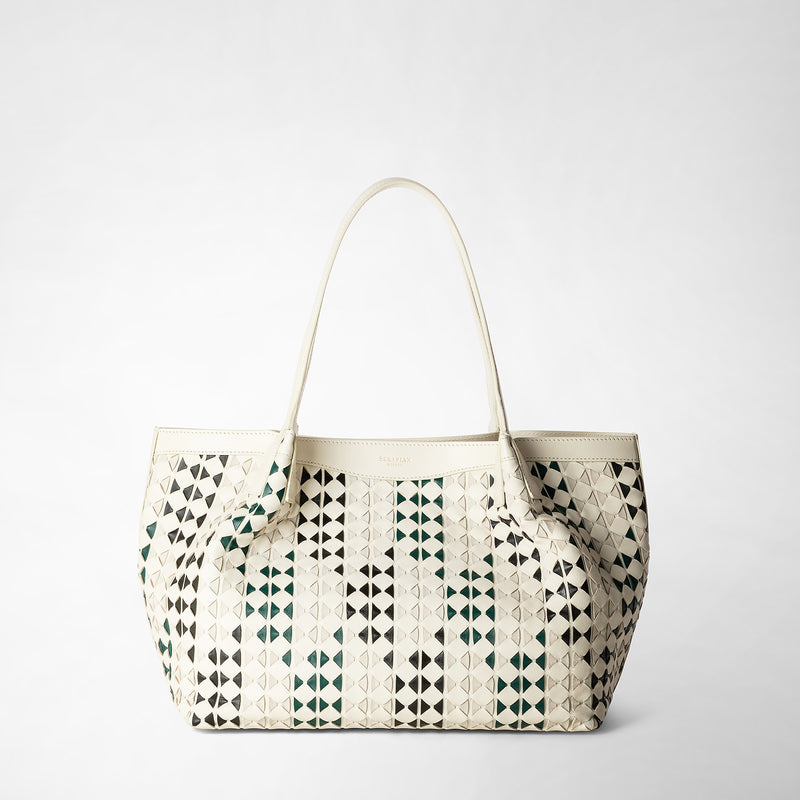 Serapian TOTE BAG SECRET PICCOLA IN MOSAICO MESTIERI D'ARTE Promozione