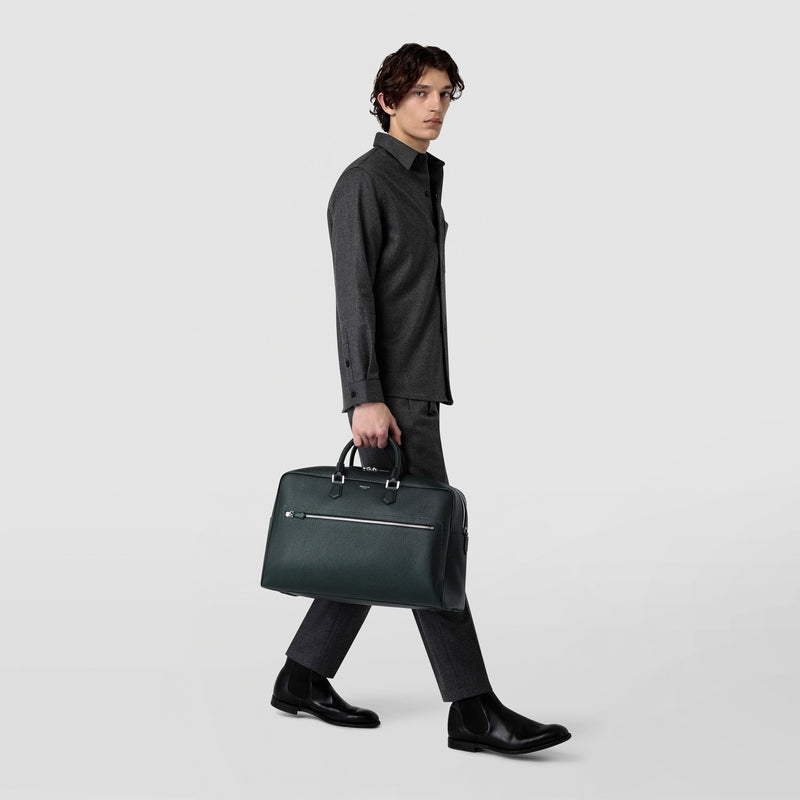 Serapian WEEKENDER MEDIA IN PELLE CACHEMIRE Lightning offer