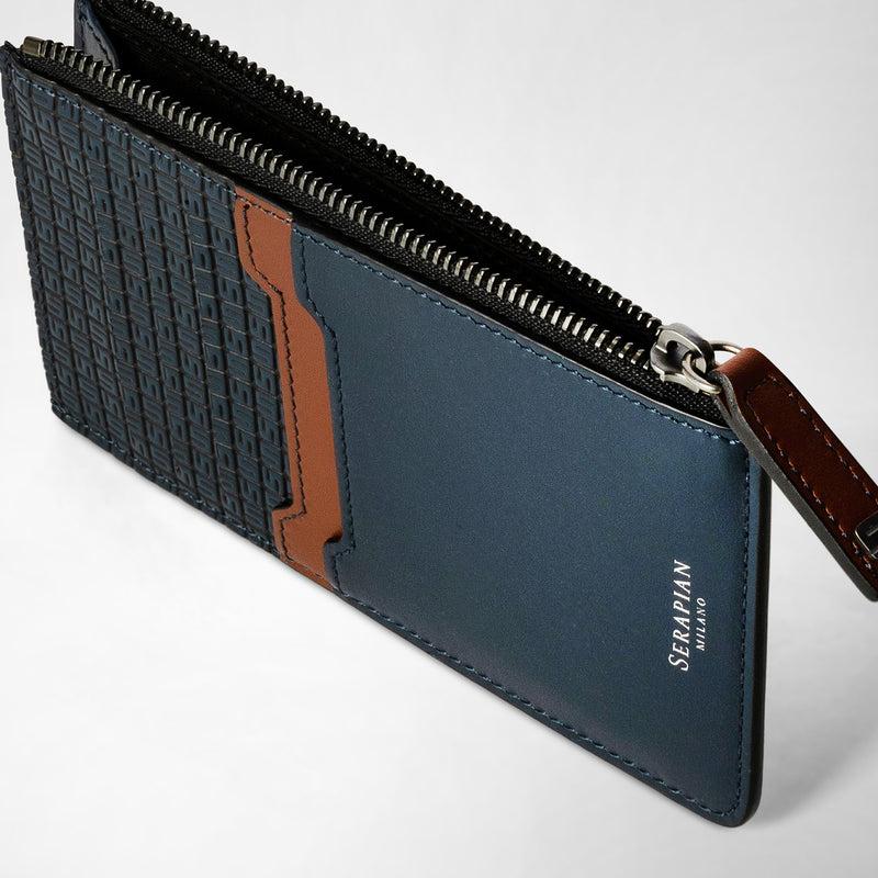 Serapian PORTACARTE CON ZIP IN STEPAN 72 Super Saving Price