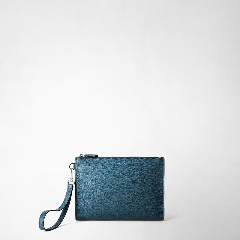 Serapian POCHETTE CON ZIP IN PELLE CACHEMIRE Fino al 50% di sconto