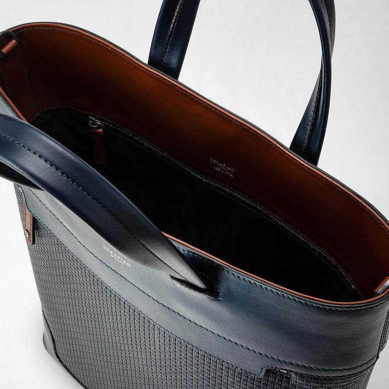 Serapian TOTE BAG VERTICALE IN STEPAN 72 Fino al 65% di sconto