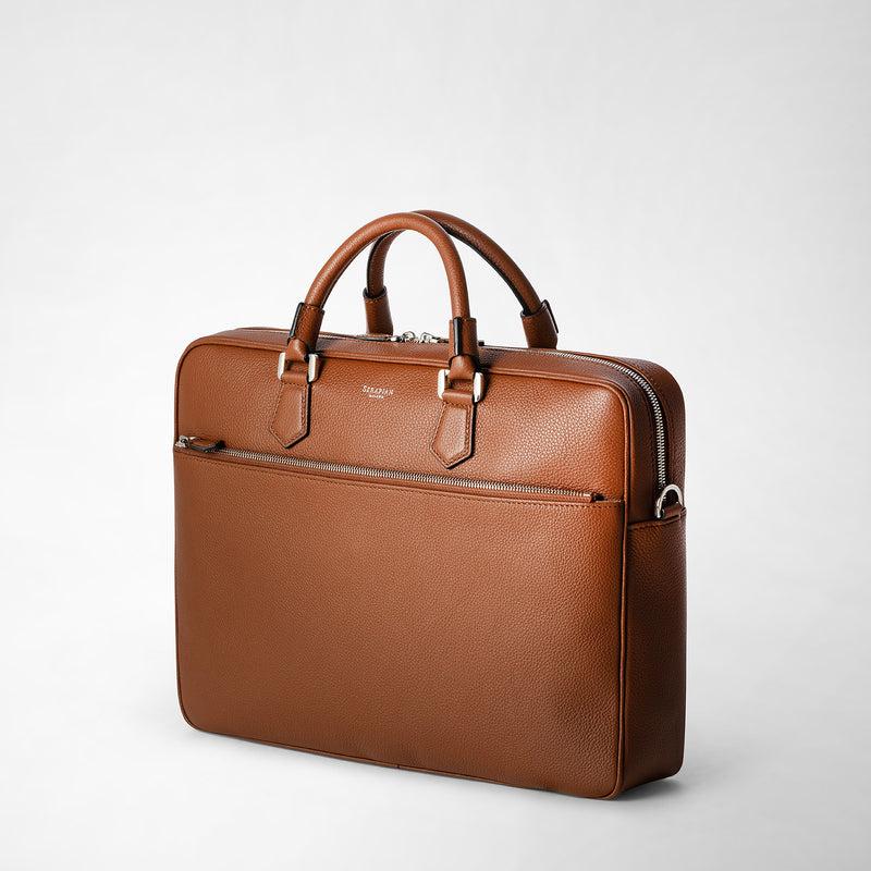 Serapian BORSA BUSINESS SLIM IN PELLE CACHEMIRE Solo un giorno rimasto