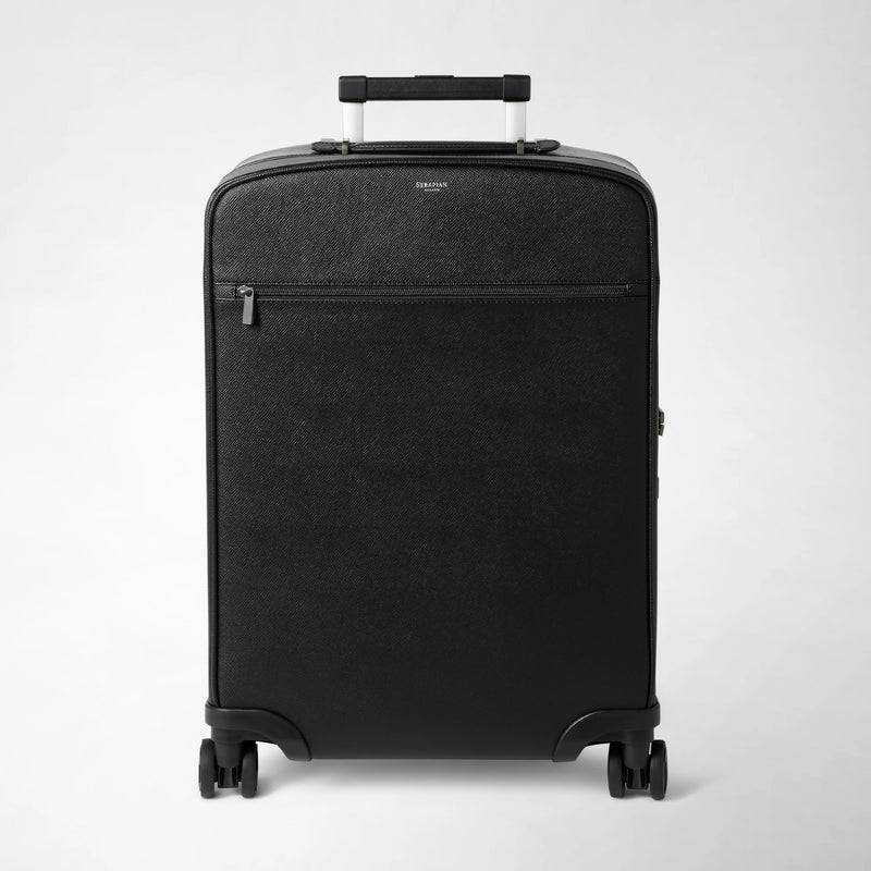 Serapian TROLLEY DA CABINA IN PELLE EVOLUZIONE Spedizione Gratuita