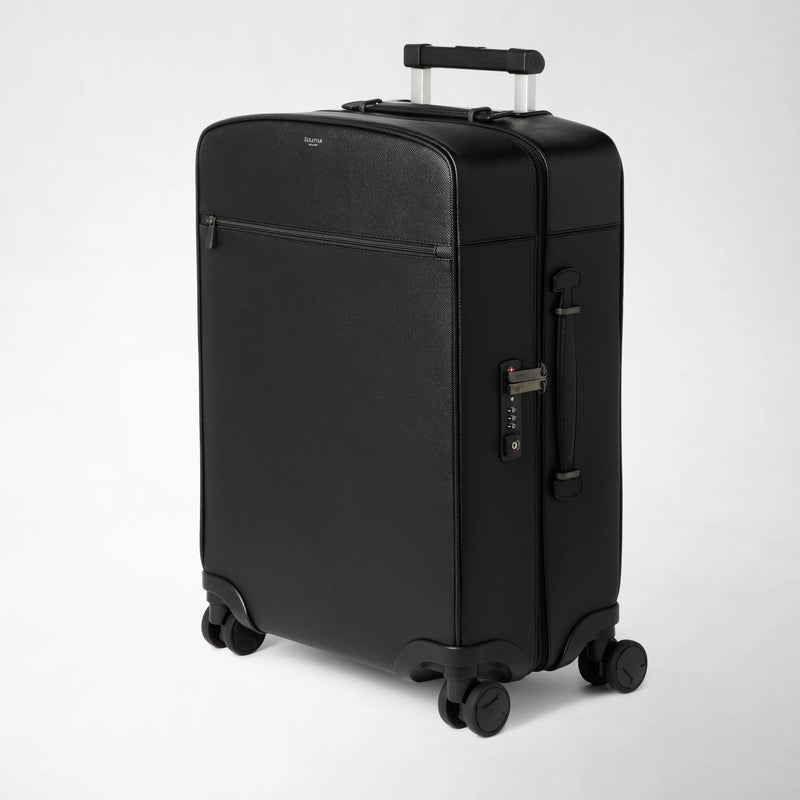 Serapian TROLLEY DA CABINA IN PELLE EVOLUZIONE Spedizione Gratuita