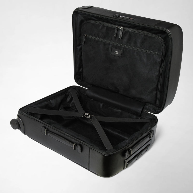 Serapian TROLLEY DA CABINA IN PELLE EVOLUZIONE Spedizione Gratuita