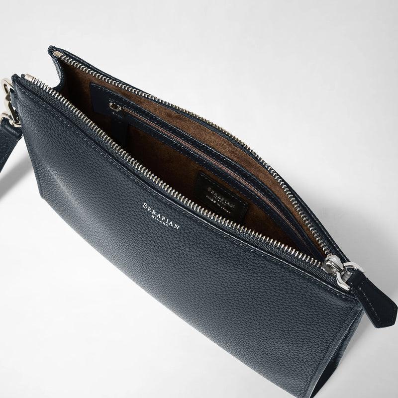 Serapian POCHETTE CON ZIP IN PELLE CACHEMIRE Shopping Online