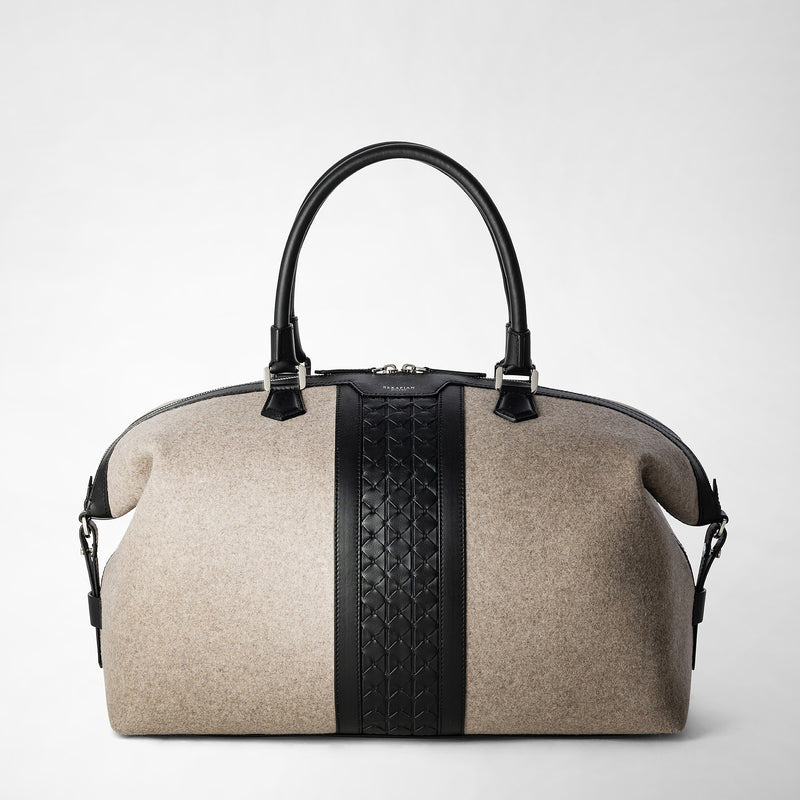 Serapian BORSA DA VIAGGIO IN LANA E MOSAICO Sottocosto