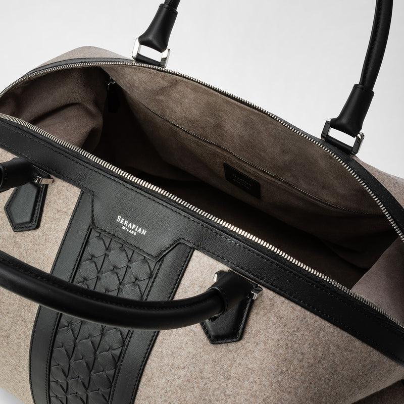 Serapian BORSA DA VIAGGIO IN LANA E MOSAICO Sottocosto