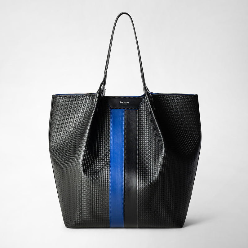 Serapian VERTICAL SECRET TOTE BAG IN STEPAN Convenienza