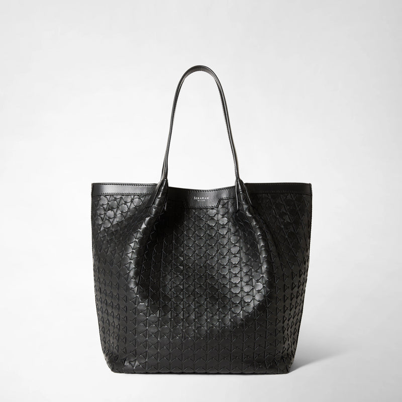 Serapian VERTICAL SECRET TOTE BAG IN MOSAICO Offerta