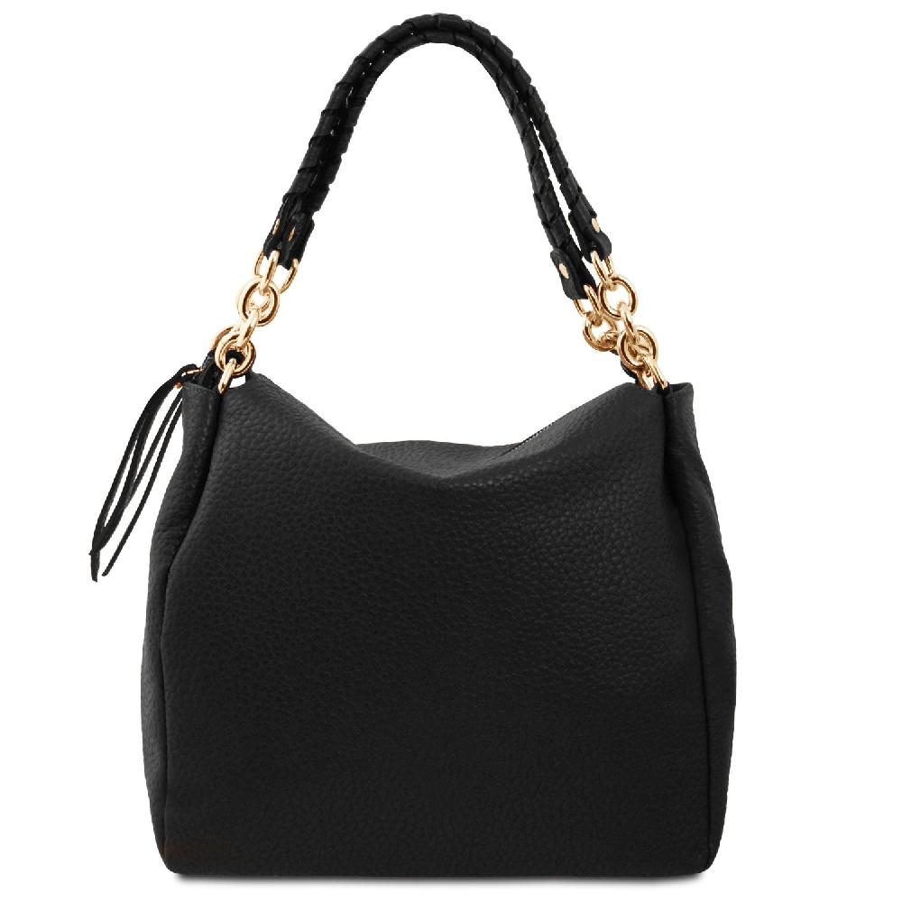 Tuscany Leather Shopping Tasche aus Weichem Leder Negozio