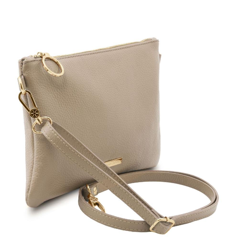 Tuscany Leather Clutch aus Weichem Leder Prezzo Ridotto