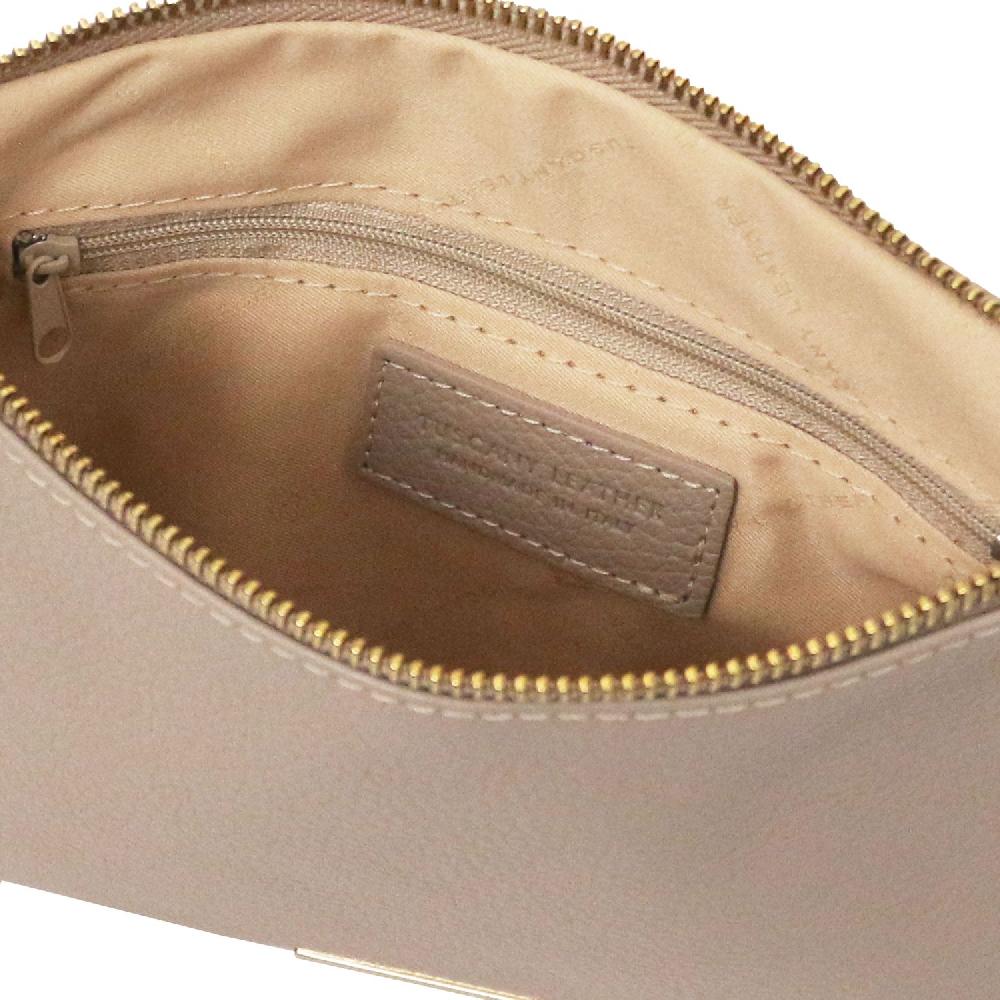 Tuscany Leather Clutch aus Weichem Leder Prezzo Ridotto