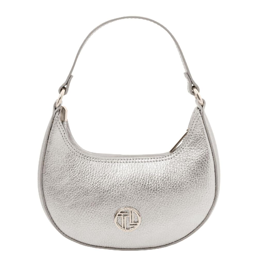 Tuscany Leather Metallic Leather Handbag With Chain Strap I Più Venduti