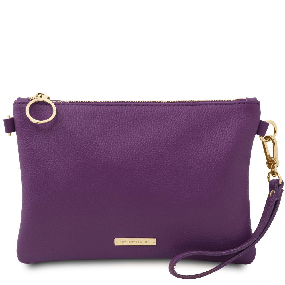 Tuscany Leather Bolso Noche en Piel Suave Nuova
