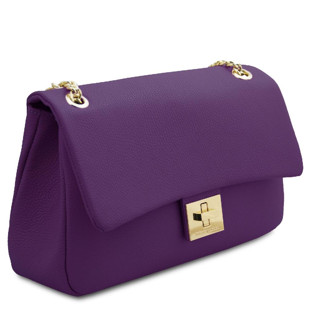 Tuscany Leather Borsa al Hombro en Piel Suave Consegna Veloce