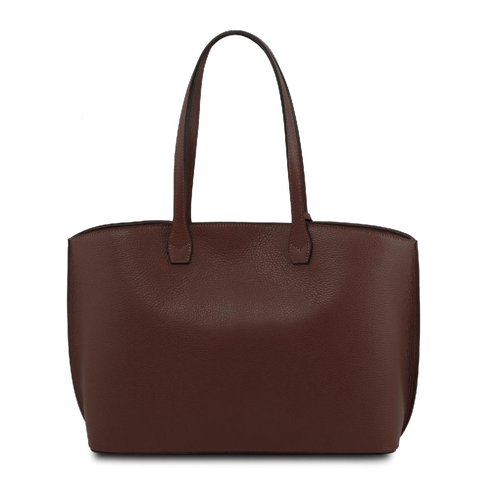 Tuscany Leather Sac Shopping en Cuir Fino Al -60%