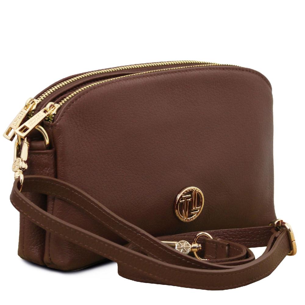 Tuscany Leather Sac Bandoulière en Cuir Souple Saldi Di Fabbrica