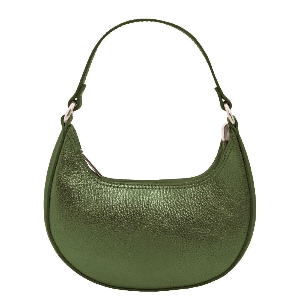 Tuscany Leather Sac à Main en Cuir Metallic et Bandoulière à Chaîne Negozi Online