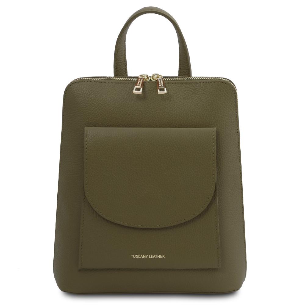 Tuscany Leather Zaino Piccolo da Donna in Pelle Convenienza
