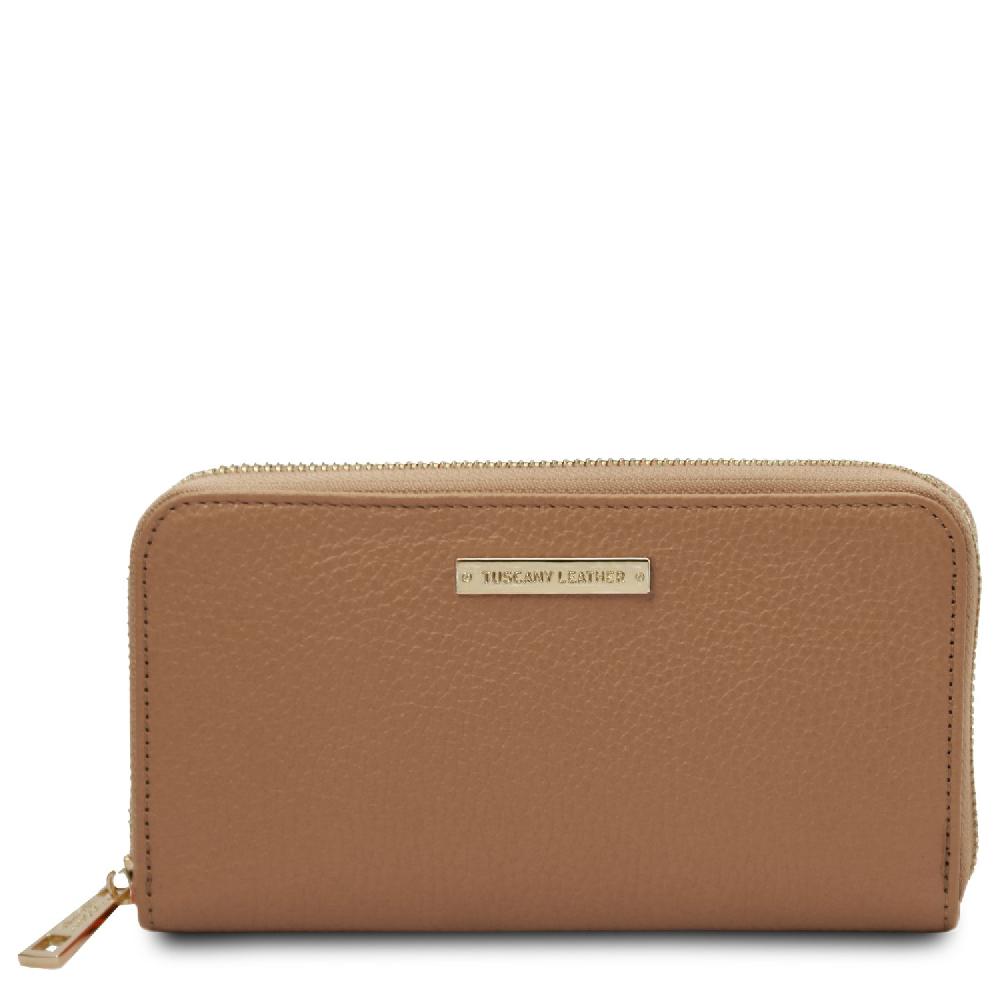 Tuscany Leather Esclusivo Portafogli in Pelle zip Around Liquidazione