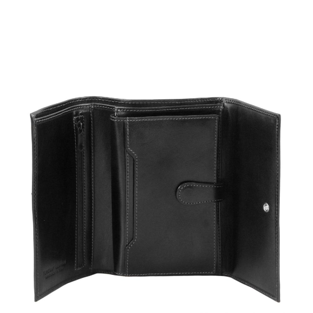 Tuscany Leather Esclusivo Portafogli da Donna in Pelle 4 Ante In Vendita