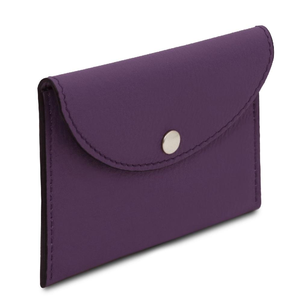 Tuscany Leather Porta Biglietti da Visita / Carte di Credito in Pelle Sottocosto