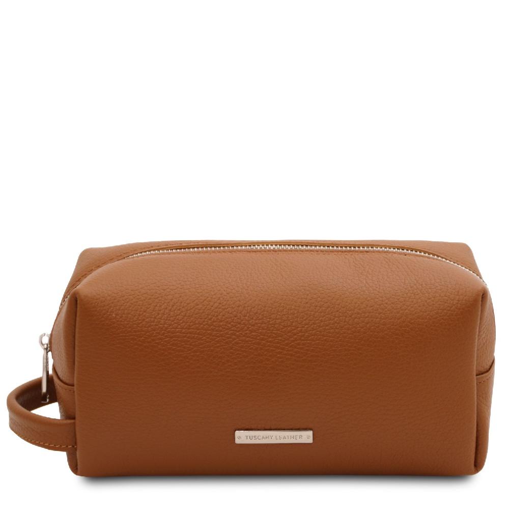 Tuscany Leather Beauty Case in Pelle Morbida In Vendita