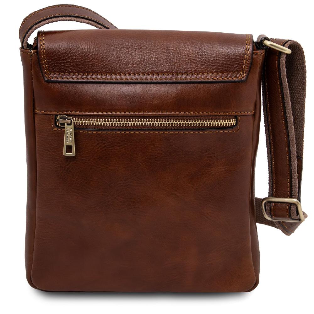 Tuscany Leather Borsello da Uomo in Pelle con Tasca Frontale Black Friday