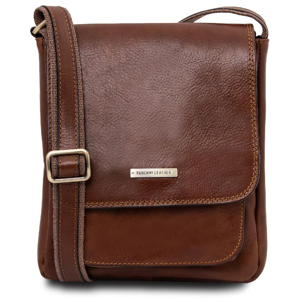 Tuscany Leather Borsello da Uomo in Pelle con Tasca Frontale Cyber Monday