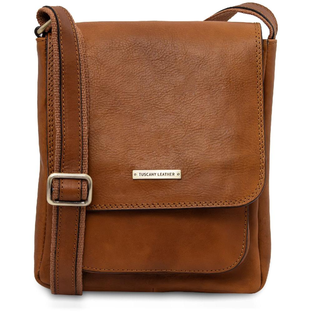 Tuscany Leather Borsello da Uomo in Pelle con Tasca Frontale Offerta natalizia