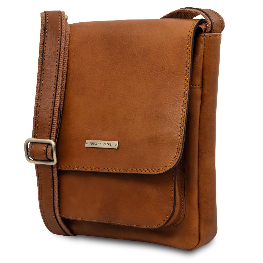 Tuscany Leather Borsello da Uomo in Pelle con Tasca Frontale Offerta natalizia
