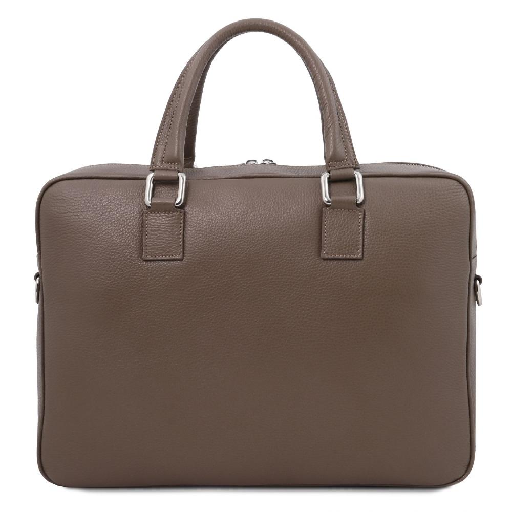 Tuscany Leather Borsa Porta Computer in Pelle Smaltimento dello stoccaggio