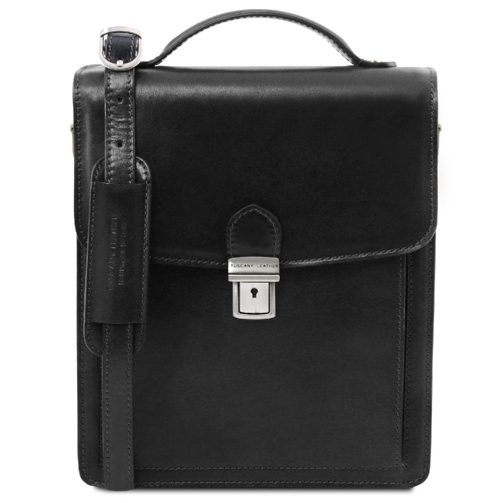 Tuscany Leather Borsello in Pelle a Tracolla - Misura Grande Offerta migliore