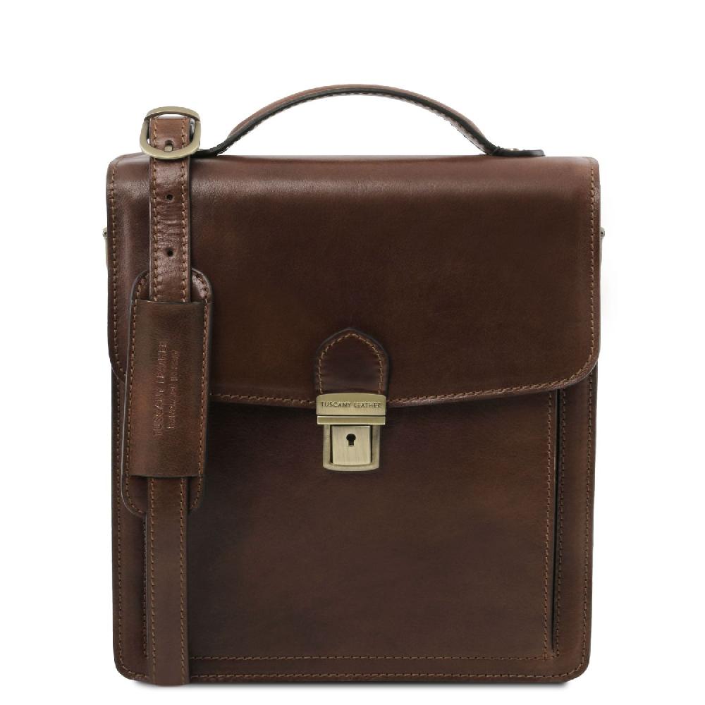 Tuscany Leather Borsello in Pelle a Tracolla - Misura Piccola Offerte esclusive